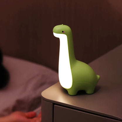 Veilleuse Dinosaure Magique pour Enfants – Lampe de Nuit LED Rechargeable, Lumière Douce & Sécurisée