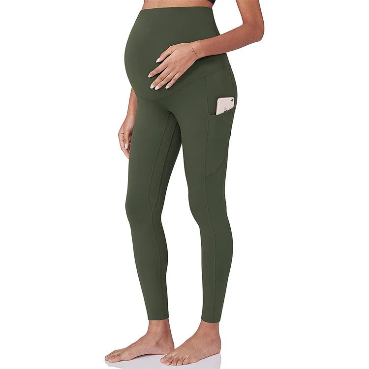 Legging de maternité confortable – Soutien du ventre pour future maman