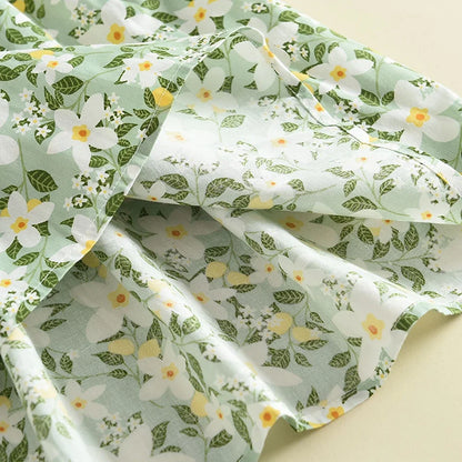 Robe fleurie d’été pour fille