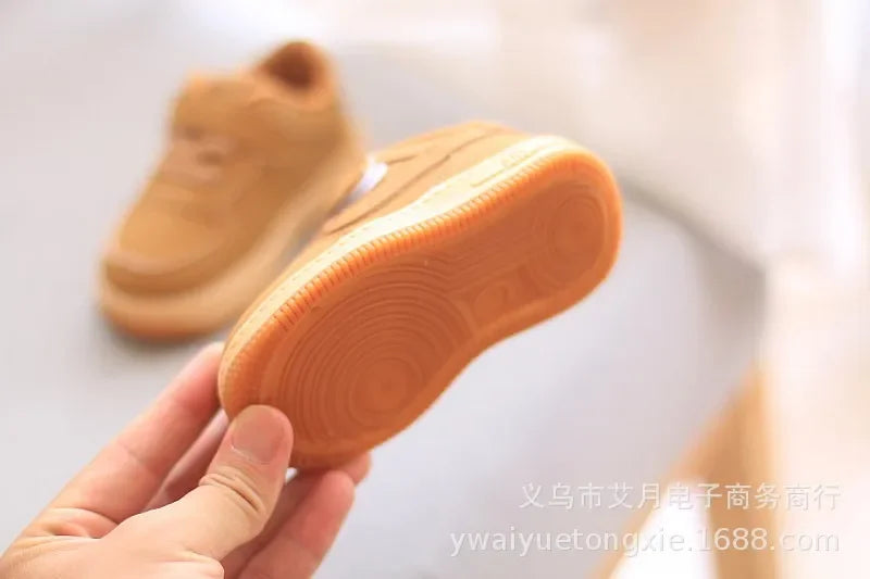 Baskets Enfant en Cuir – Chaussures Unisexes Confortables