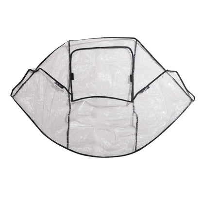Housse de Pluie Universelle pour Poussette – Protection Imperméable Transparente pour Bébé