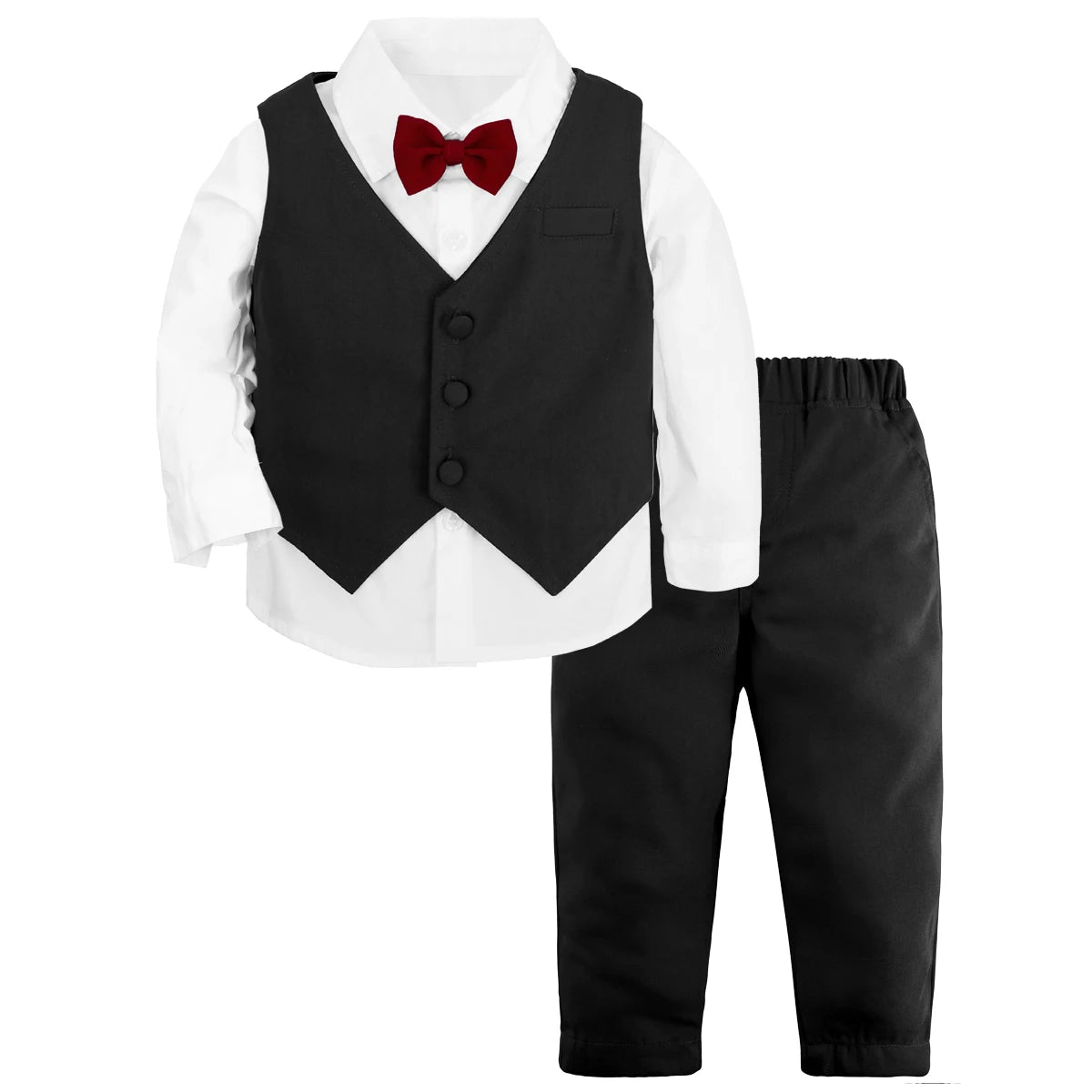 Ensemble de costumes pour bébés garçons, Blazer pour tout-petits, costumes de mariage pour nourrissons, tenue de baptême, smoking, ensembles de vêtements formels de noël pour enfants