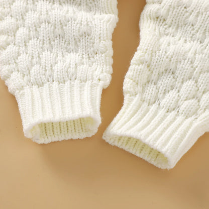 Barboteuse d'oreille 3D à manches longues pour bébés filles, combinaisons de batterie, tenues d'automne, vêtements en coton pour bébés, tenues de printemps, 0-24M