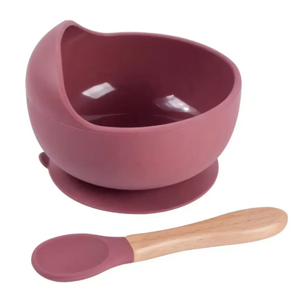 🍽️ Ensemble repas bébé en silicone – Antidérapant & sécurisé