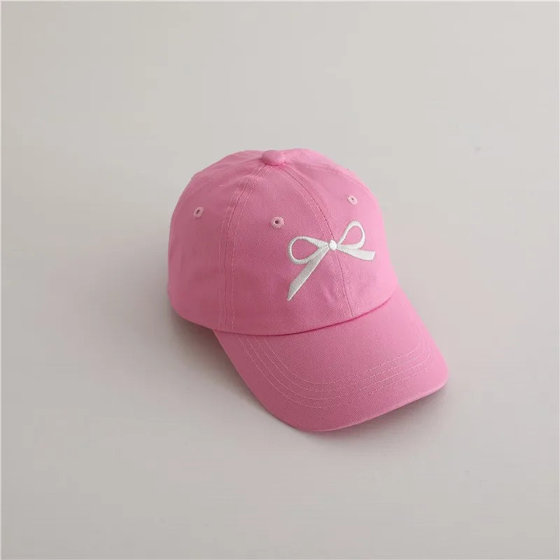 Casquette Enfant Brodée avec Nœud – Protection Soleil
