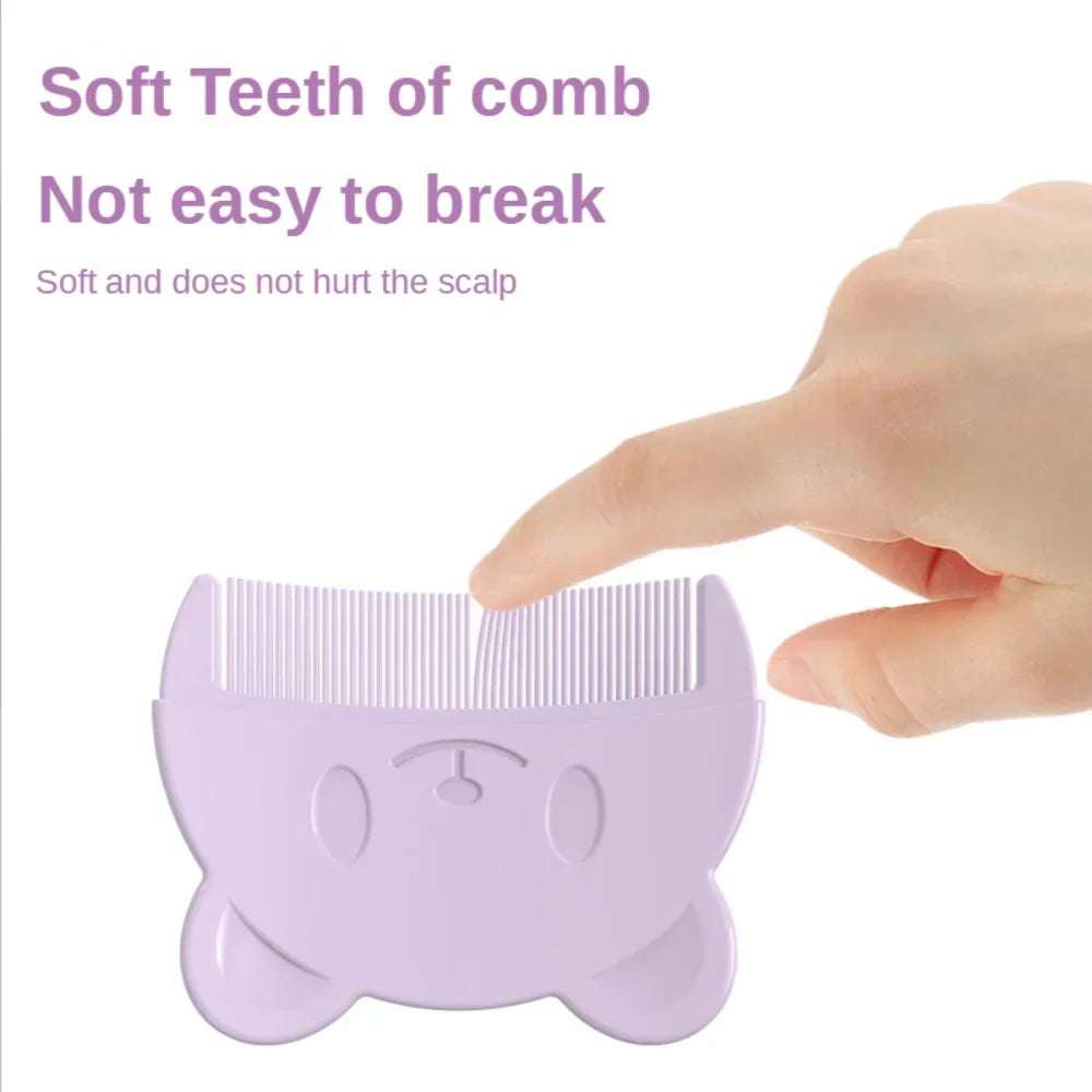 Accessoires de soins pour bébé – Peigne doux & brosse en silicone