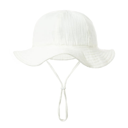 Chapeau Soleil Douce Protection™ – Bob en Coton pour Bébé (3–12 mois)