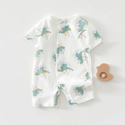 Body Été Douce Brise™ – Barboteuse Bébé Manches Courtes en Coton (1–18 mois)