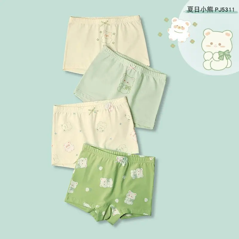 Short Ai Cao Antifavorable pour Enfants, Coin pio, Mince, Respirant, Dessin Animé, Pas de Pet Coupeur, Grand Bébé à Quatre Coins, Bol