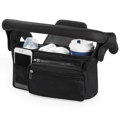 Sac Organisateur de Poussette Bébé – Grande Capacité avec Porte-Biberon et Poches Multifonctions