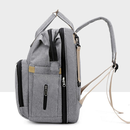 Sac à Langer Bébé avec Lit Pliant – Sac à Dos Multifonction Grande Capacité