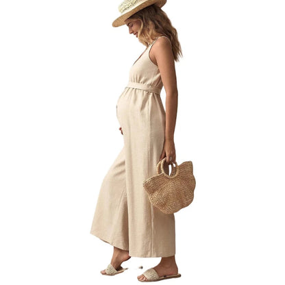 Combinaison de maternité élégante et confortable – Tenue grossesse légère pour future maman | Collection Maman