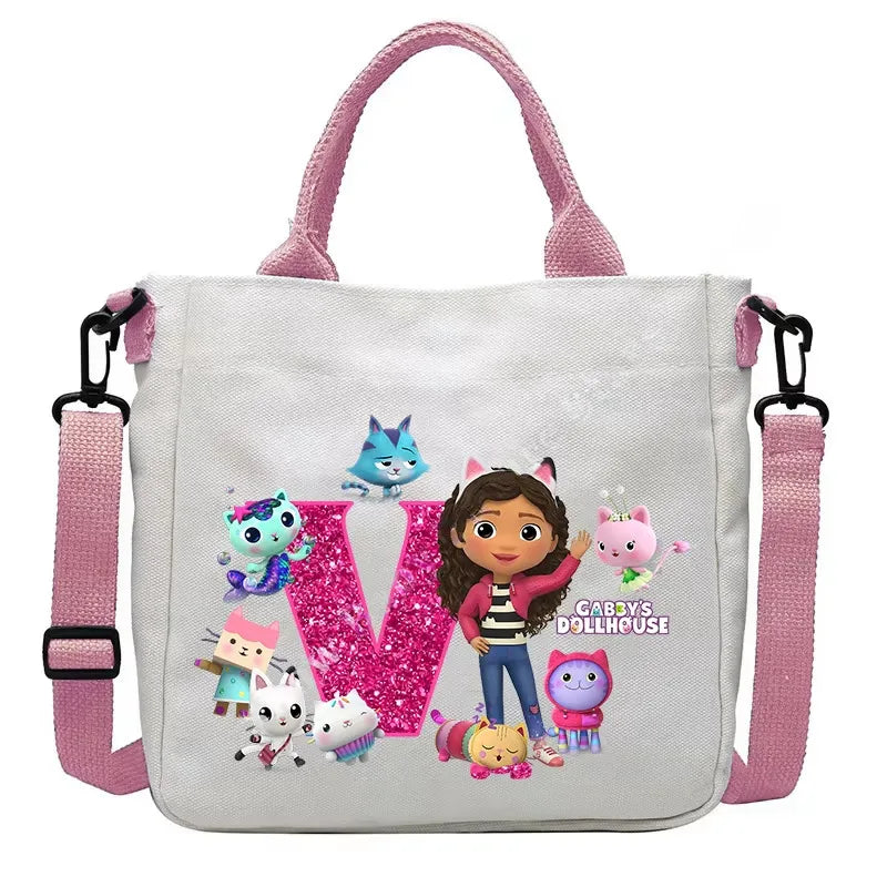 Sac à bandoulière enfant Gabby et la Maison Magique – Sac fourre-tout kawaii pour filles
