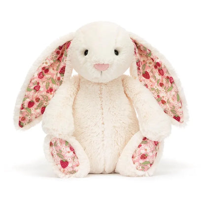 Bonnie – Peluche lapin kawaii 30 cm aux oreilles florales