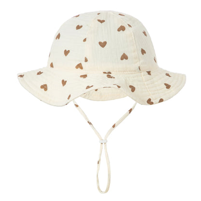 Chapeau Soleil Douce Protection™ – Bob en Coton pour Bébé (3–12 mois)