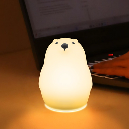 Veilleuse Animaux en Silicone – Lampe de Nuit Rechargeable pour Bébé