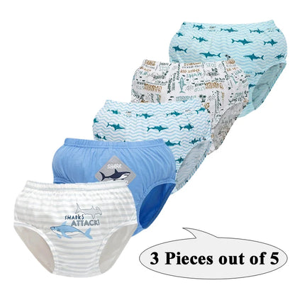 Lot de 3 Culottes Garçon en Coton Doux – Confort Petit Trésor