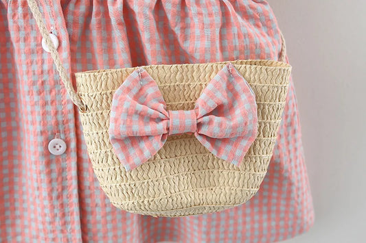 Robe Bébé Fille Sans Manches – Col Cœur en Dentelle