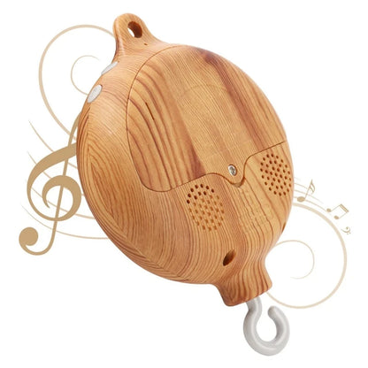 Mobile Musical Bébé en Bois – Doux, Apaisant & Naturel