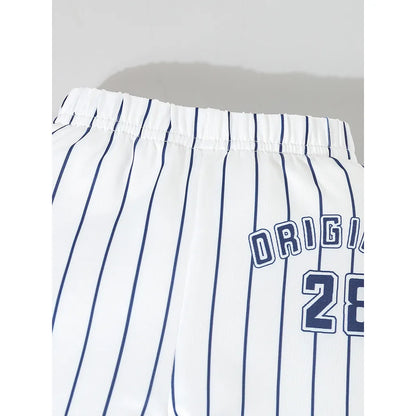 Ensemble de vêtements pour nouveau-né garçon de 0 à 18 mois, combinaison de Baseball rayée en Patchwork à manches longues avec pantalon, costume de fête d'intérieur d'automne