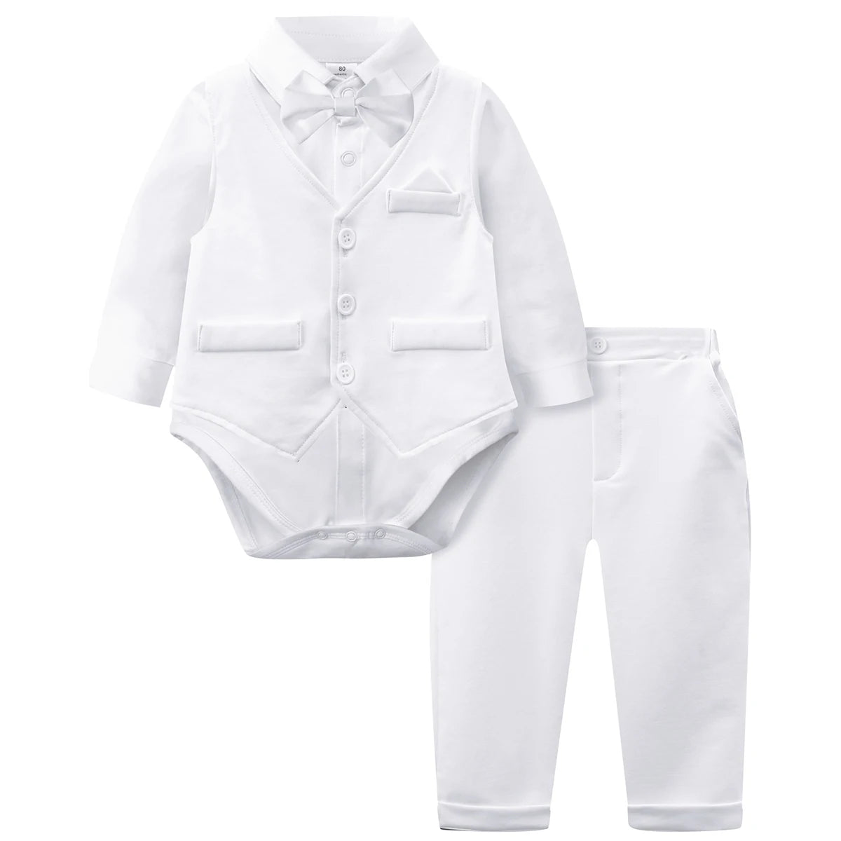 Ensemble cérémonie premium bébé garçon – Tenue habillée complète (noir)