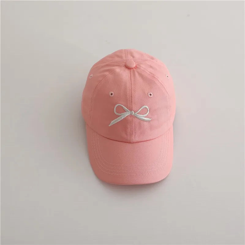 Casquette Enfant Brodée avec Nœud – Protection Soleil