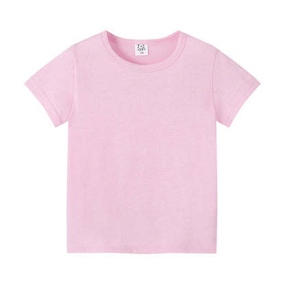 T-shirt d’été enfant unisexe en coton doux – Coupe classique