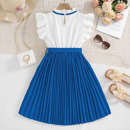 Ensemble chic jupe plissée – Style coréen (Fille)