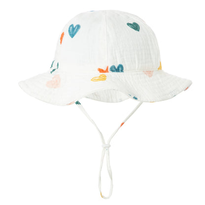 Chapeau Soleil Douce Protection™ – Bob en Coton pour Bébé (3–12 mois)