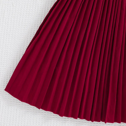 Ensemble chic jupe plissée – Style coréen (Fille)