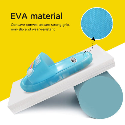 Pantoufles enfants imprimé animaux – Semelle confortable – Idéales maison & été