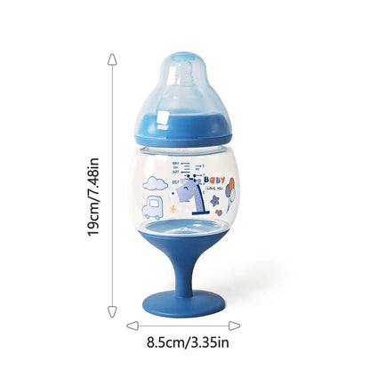 1PC 180ML goblet baby bottle, milk cup, baby drinking water, household cup, direct drinking juice, wine bottle, birthday gift