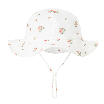 Chapeau Soleil Douce Protection™ – Bob en Coton pour Bébé (3–12 mois)