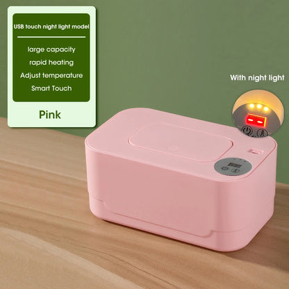 Chauffe-Lingettes Bébé Intelligent avec Écran LED – Distributeur de Lingettes Chauffantes