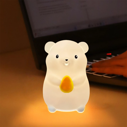 Veilleuse Animaux en Silicone – Lampe de Nuit Rechargeable pour Bébé