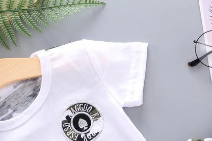 Ensemble Enfant Été – T-shirt à Manches Courtes & Short Confortable