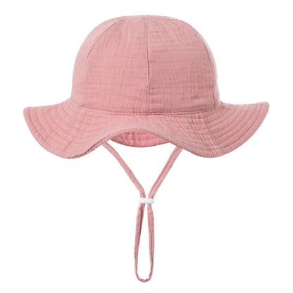 Chapeau Soleil Douce Protection™ – Bob en Coton pour Bébé (3–12 mois)