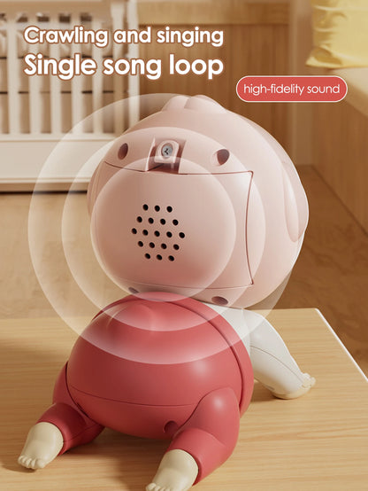 Jouet bébé qui rampe avec musique – Encourage bébé à ramper & bouger