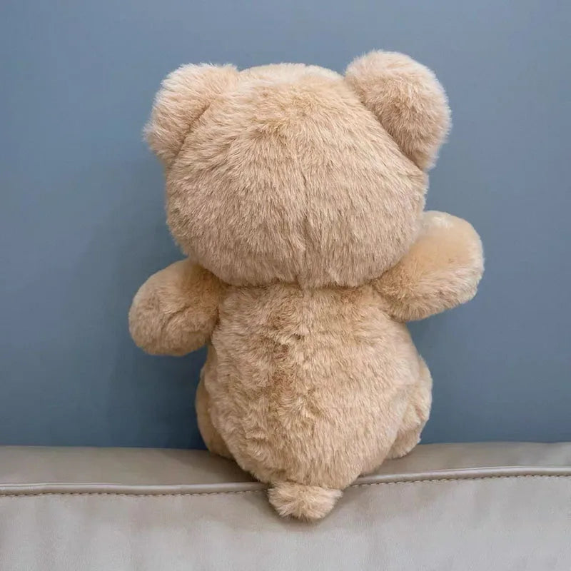Nounours Câlin Chic  | Peluche douce avec nœud papillon – Cadeau bébé & enfant (30 cm)