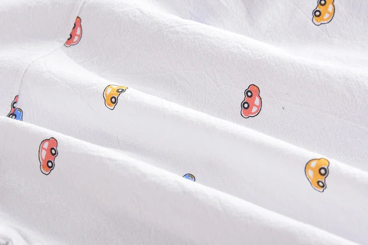 Ensemble Enfant Chic 2 Pièces – Chemise à Col + Pantalon (Unisexe, 4–6 ans)