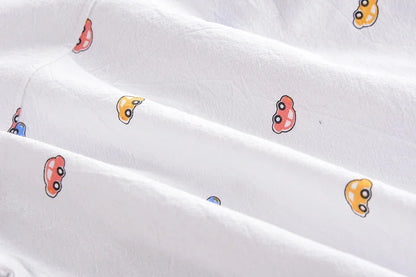 Ensemble Enfant Chic 2 Pièces – Chemise à Col + Pantalon (Unisexe, 4–6 ans)