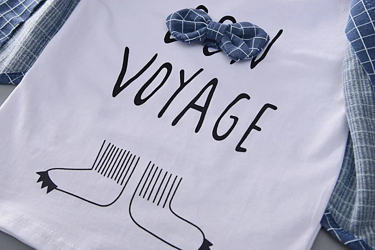 Ensemble Été Enfant – T-Shirt à Manches Courtes & Short Tendance