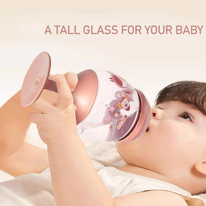 1PC 180ML goblet baby bottle, milk cup, baby drinking water, household cup, direct drinking juice, wine bottle, birthday gift