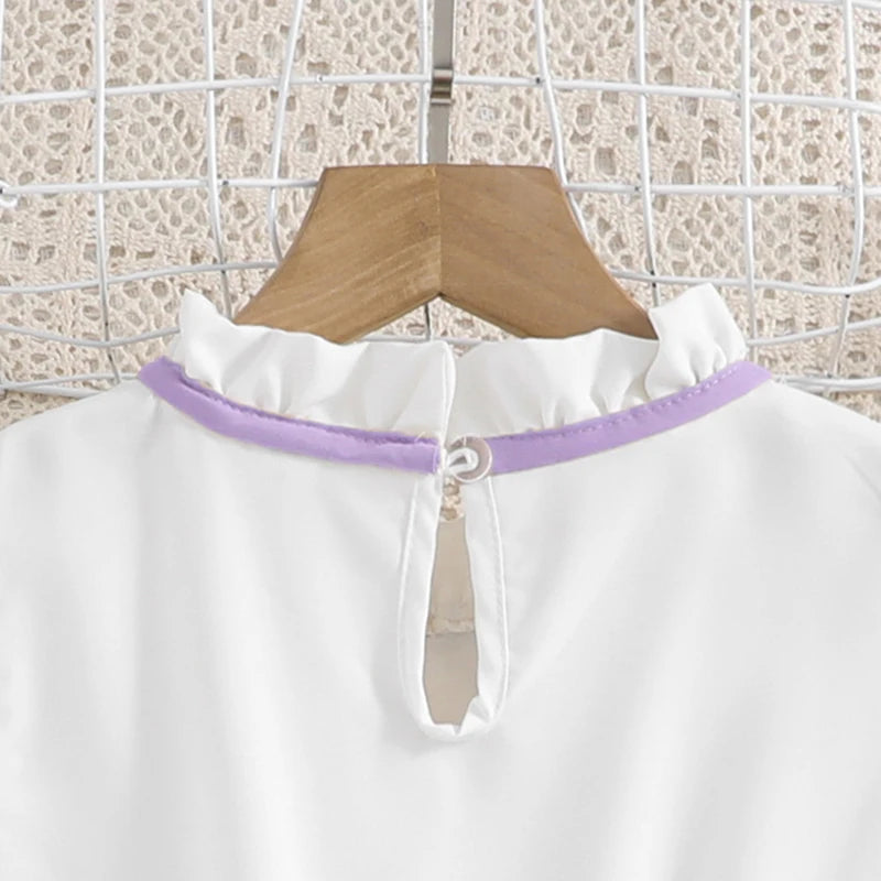 Ensemble chic jupe plissée – Style coréen (Fille)