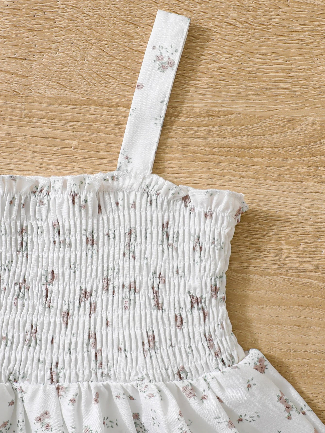 Robe Fleurie Bébé Fille avec Short de Sécurité – Ensemble Estival