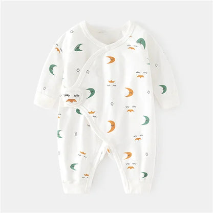 Barboteuse Douce Rêverie™ – Combinaison Bébé en Coton Confort (0–6 mois)