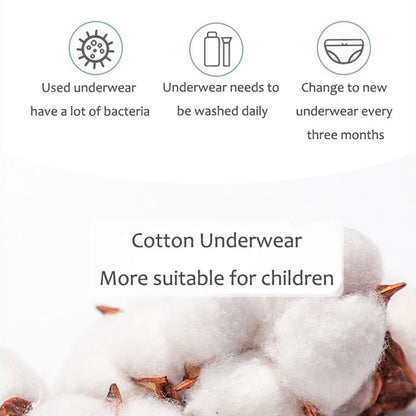 Lot de 5 culottes en coton pour filles (2–14 ans) – Sous-vêtements doux, confortables et respirants