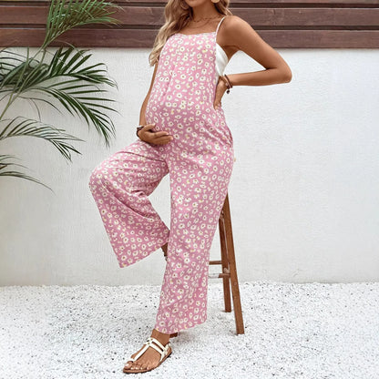 Combinaison de maternité bohème élégante – Tenue grossesse chic et confortable pour future maman