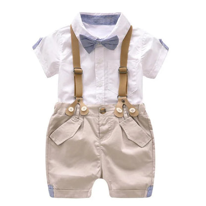 Ensemble de vêtements formels rayés pour garçons, blazers, pantalons en émail pour bébé, olympiques de mariage pour enfants, olympiques de fête