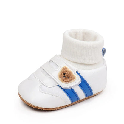 Chaussures Premiers Pas Bébé – Chaussettes Antidérapantes Automne/Hiver (0-18 mois)